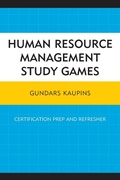 Cover: Human Resource Management Study Games - University Press of America