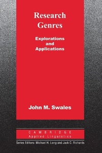 Enlarge image Cover: Research Genres - Cambridge University Press