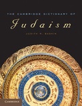 Cover: The Cambridge Dictionary of Judaism and Jewish Culture - Cambridge University Press
