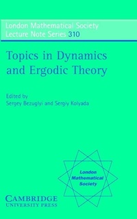 Enlarge image Cover: Topics in Dynamics and Ergodic Theory - Cambridge University Press