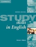Cover: Study Skills in English Student's book - Cambridge University Press