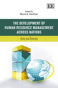 Cover: The Development of Human Resource Management Across Nations - Edward Elgar Publishing
