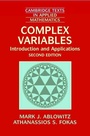 Cover: Complex Variables - Cambridge University Press