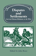 Cover: Disputes and Settlements - Cambridge University Press