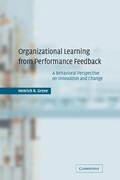 Cover: Organizational Learning from Performance Feedback - Cambridge University Press