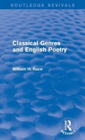 Cover: Classical Genres and English Poetry (Routledge Revivals) - Routledge