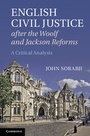 Cover: English Civil Justice after the Woolf and Jackson Reforms - Cambridge University Press