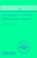 Bild: Introduction to Moebius Differential Geometry - Cambridge University Press