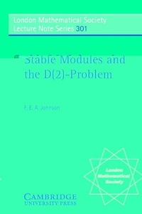 Abbildung von: Stable Modules and the D(2)-Problem - Cambridge University Press
