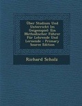 Cover: Uber Studium Und Unterricht Im Geigenspiel - Nabu Press
