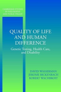 Enlarge image Cover: Quality of Life and Human Difference - Cambridge University Press