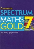 Cover: Spectrum Maths Gold 7 Second Edition - Cambridge University Press