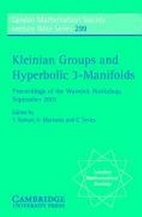 Abbildung von: Kleinian Groups and Hyperbolic 3-Manifolds - Cambridge University Press