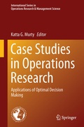 Cover: Case Studies in Operations Research - Springer