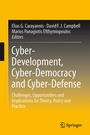 Cover: Cyber-Development, Cyber-Democracy and Cyber-Defense - Springer