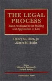 Enlarge image Cover: The Legal Process - Foundation Press