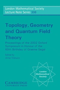 Abbildung von: Topology, Geometry and Quantum Field Theory - Cambridge University Press