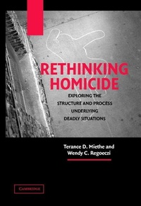 Enlarge image Cover: Rethinking Homicide - Cambridge University Press