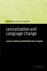 Abbildung von: Lexicalization and Language Change - Cambridge University Press