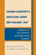 Cover: Johann Leisentrit's Geistliche Lieder und Psalmen, 1567 - Fairleigh Dickinson University Press