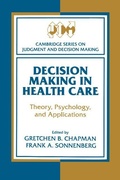 Cover: Decision Making in Health Care - Cambridge University Press
