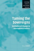 Cover: Taming the Sovereigns - Cambridge University Press