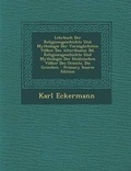 Cover: Lehrbuch Der Religionsgeschichte Und Mythologie Der Vorzuglichsten Volker Des Alterthums - Nabu Press