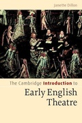 Cover: The Cambridge Introduction to Early English Theatre - Cambridge University Press