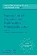 Cover: Foundations of Computational Mathematics, Minneapolis 2002 - Cambridge University Press