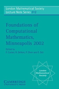 Enlarge image Cover: Foundations of Computational Mathematics, Minneapolis 2002 - Cambridge University Press