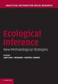 Cover: Ecological Inference - Cambridge University Press
