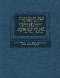 Enlarge image Cover: Trial Evidence - Nabu Press