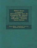 Cover: Molleri Praxis Evangelica - Nabu Press