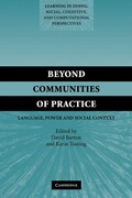 Cover: Beyond Communities of Practice - Cambridge University Press