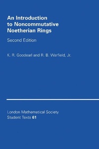 Abbildung von: An Introduction to Noncommutative Noetherian Rings - Cambridge University Press
