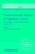 Cover: Transcendental Aspects of Algebraic Cycles - Cambridge University Press