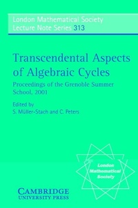 Abbildung von: Transcendental Aspects of Algebraic Cycles - Cambridge University Press