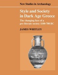 Cover: Style and Society in Dark Age Greece - Cambridge University Press