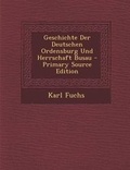 Cover: Geschichte Der Deutschen Ordensburg Und Herrschaft Busau - Nabu Press