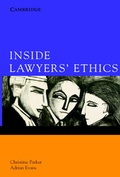 Cover: Inside Lawyers' Ethics - Cambridge University Press