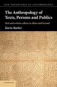 Enlarge image Cover: The Anthropology of Texts, Persons and Publics - Cambridge University Press