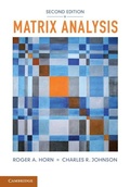 Cover: Matrix Analysis - Cambridge University Press
