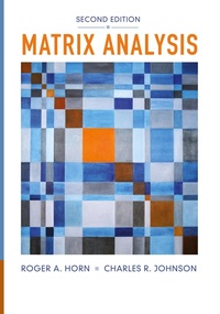 Abbildung von: Matrix Analysis - Cambridge University Press