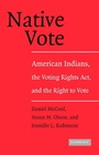 Cover: Native Vote - Cambridge University Press