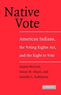 Cover: Native Vote - Cambridge University Press