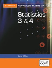 Enlarge image Cover: Statistics 3 and 4 for OCR - Cambridge University Press