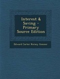 Cover: Interest & Saving - Nabu Press