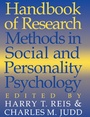 Cover: Handbook of Research Methods in Social and Personality Psychology - Cambridge University Press