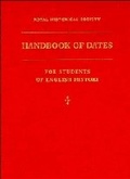 Cover: A Handbook of Dates - Cambridge University Press