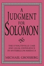 Cover: A Judgment for Solomon - Cambridge University Press